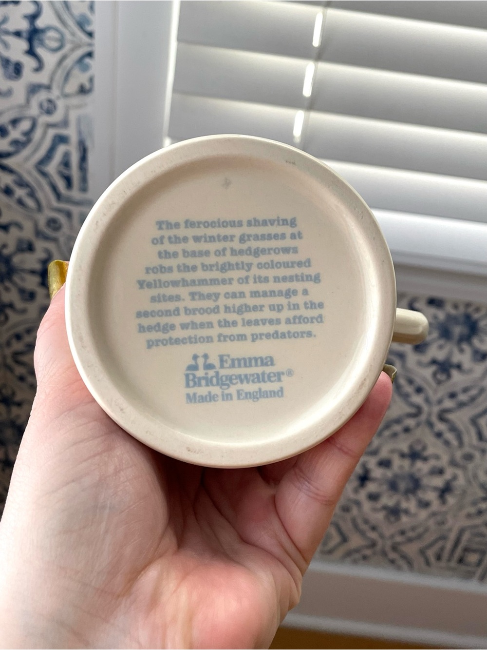 Emma Bridgewater Yellowhammer 1/2 pint mug cottagecore Alabama - Picture 6 of 9